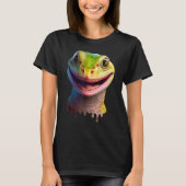 Cute Gecko   Wildlife Lizard Tシャツ (正面)