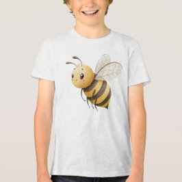 Cute Gentle Bumblebee Illustration トライブレンドＴシャツ