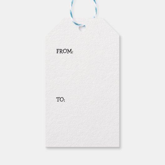 Cute German Shepherd Dog Christmas Pattern ギフトタグ (裏面)