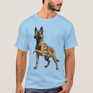 Cute German Shepherd Dog German Shepherd Pet Art Tシャツ