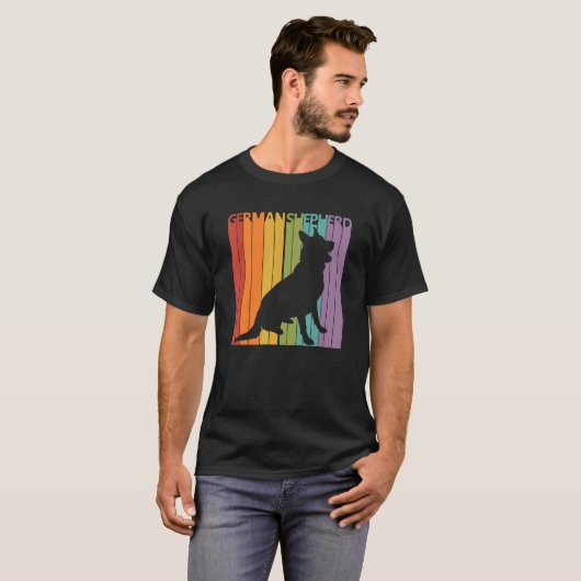Cute German Shepherd Dog Owner Tシャツ (正面フル)