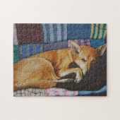 cute german shepherd labrador cross breed dog ジグソーパズル (横)