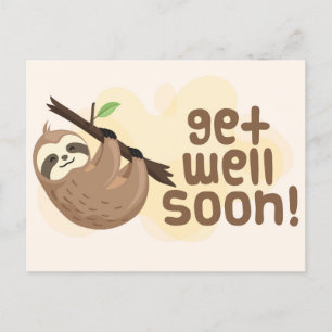 Cute Get Well Soonはがき ポストカード
