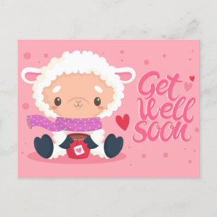 Cute Get Well Soonはがき ポストカード