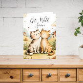 Cute Get Well Soon Cat シーズンカード