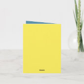 Cute get well soon duck  カード (裏面)