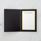 Cute get well soon penguin add message  カード (内部)