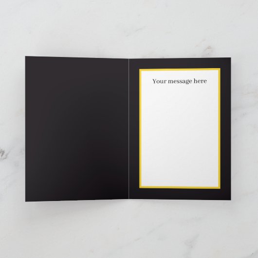 Cute get well soon penguin add message  カード (内部)