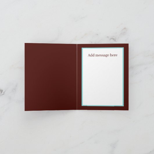 Cute get well soon sloth カード (内部)