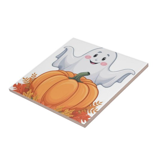 cute ghost  タイル (側面)