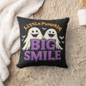 👻🦇 Cute Ghost & Bat Halloween Cozy Home Vibes ✨ クッション (ブランケット)