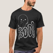 Cute Ghost BOO! Halloween Fun Tシャツ (正面)