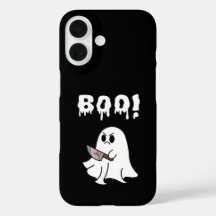 Cute Ghost "Boo!" Halloween iPhone case