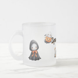Cute Ghost Candy Custom Spook フロストグラスマグカップ