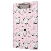 Cute Ghost Cats Halloween クリップボード (左)