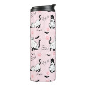 Cute Ghost Cats Halloween タンブラー (回転左)