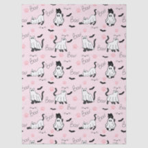 Cute Ghost Cats Halloween