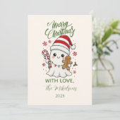 Cute Ghost Christmas シーズンカード (スタンド正面)