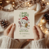 Cute Ghost Christmas シーズンカード