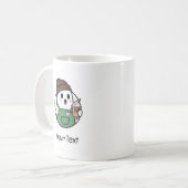 Cute Ghost Coffee Mug コーヒーマグカップ (正面左)