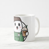 Cute Ghost Coffee Mug コーヒーマグカップ (正面右)
