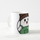Cute Ghost Coffee Mug コーヒーマグカップ (正面左)