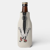 Cute ghost enjoying ボトルクーラー (ボトル裏面)