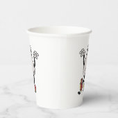 Cute ghost enjoying 紙コップ (右)