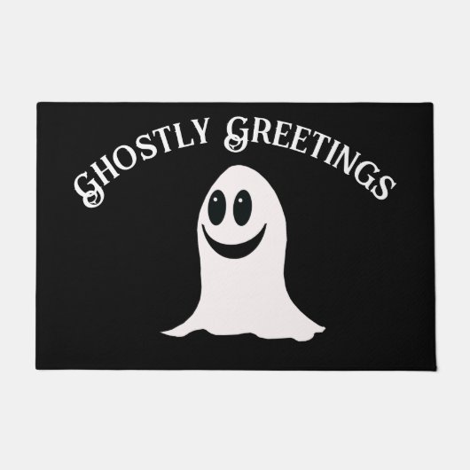 Cute Ghost  Halloween  ドアマット (正面)
