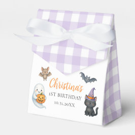 Cute Ghost Halloween 1st Birthday Party フェイバーボックス