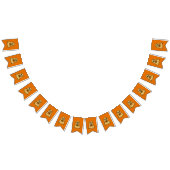 Cute Ghost Halloween Bunting Banner バンティングフラッグ (全)