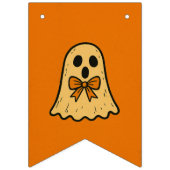 Cute Ghost Halloween Bunting Banner バンティングフラッグ (第1の旗)