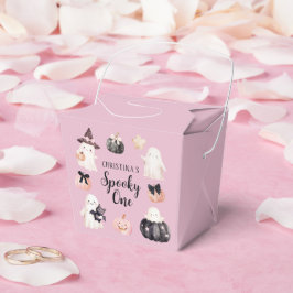 Cute Ghost Halloween Girl 1st Birthday Party フェイバーボックス