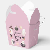 Cute Ghost Halloween Girl 1st Birthday Party フェイバーボックス (オープン)