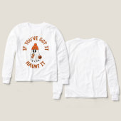 Cute Ghost Halloween Tote with Pumpkin Spice Vibes (デザイン 正面＆背面)