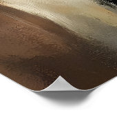 Cute Ghost Hugs Black Cat Print, Digital Halloween ポスター (角)