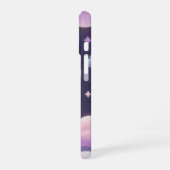 Cute Ghost in Pastel Clouds Phone Case iPhone 16ケース (左側面)