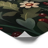 Cute Ghost In Strawberry Meadow Print, Ghost ポスター (角)