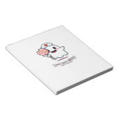 Cute Ghost Nurse Boo Boo Crew Halloween Classic T- ノートパッド (アングル)