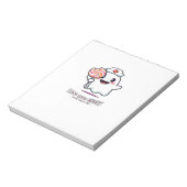 Cute Ghost Nurse Boo Boo Crew Halloween Classic T- ノートパッド (回転)