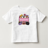 Cute Ghost Personalized Girl Name Halloween トドラーTシャツ (正面)