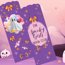 Cute Ghost Purple Halloween Spooky Girls