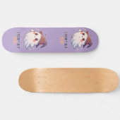 Cute Ghost Witch Halloween Spooky Cute スケートボード (横)