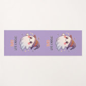 Cute Ghost Witch Halloween Spooky Cute ヨガマット (正面(横))