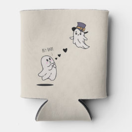 Cute ghosts couple talking 缶クーラー