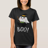 Cute Ghosts with Magic Cauldroon  Magic Potion Boo Tシャツ (正面)