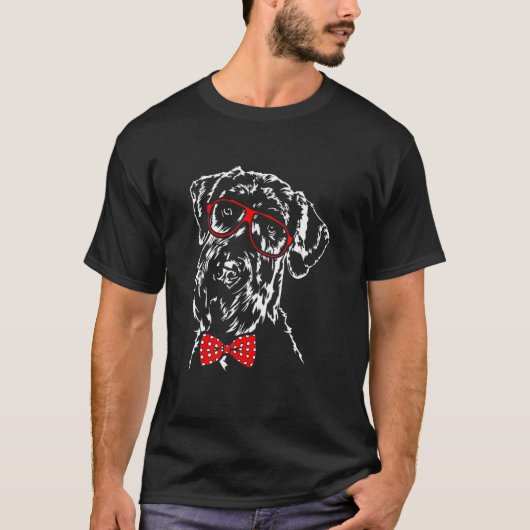 Cute Giant Schnauzer dog mom dog 1 Tシャツ (正面)