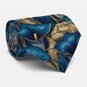 Cute Gift  For Boyfriend Calla Lilies Flower ネクタイ (ロール)