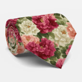 Cute Gifts For Men Peonies ネクタイ (ロール)