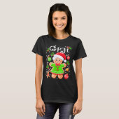 Cute Gigi Gingerbread Family Matching Christmas Co Tシャツ (正面フル)